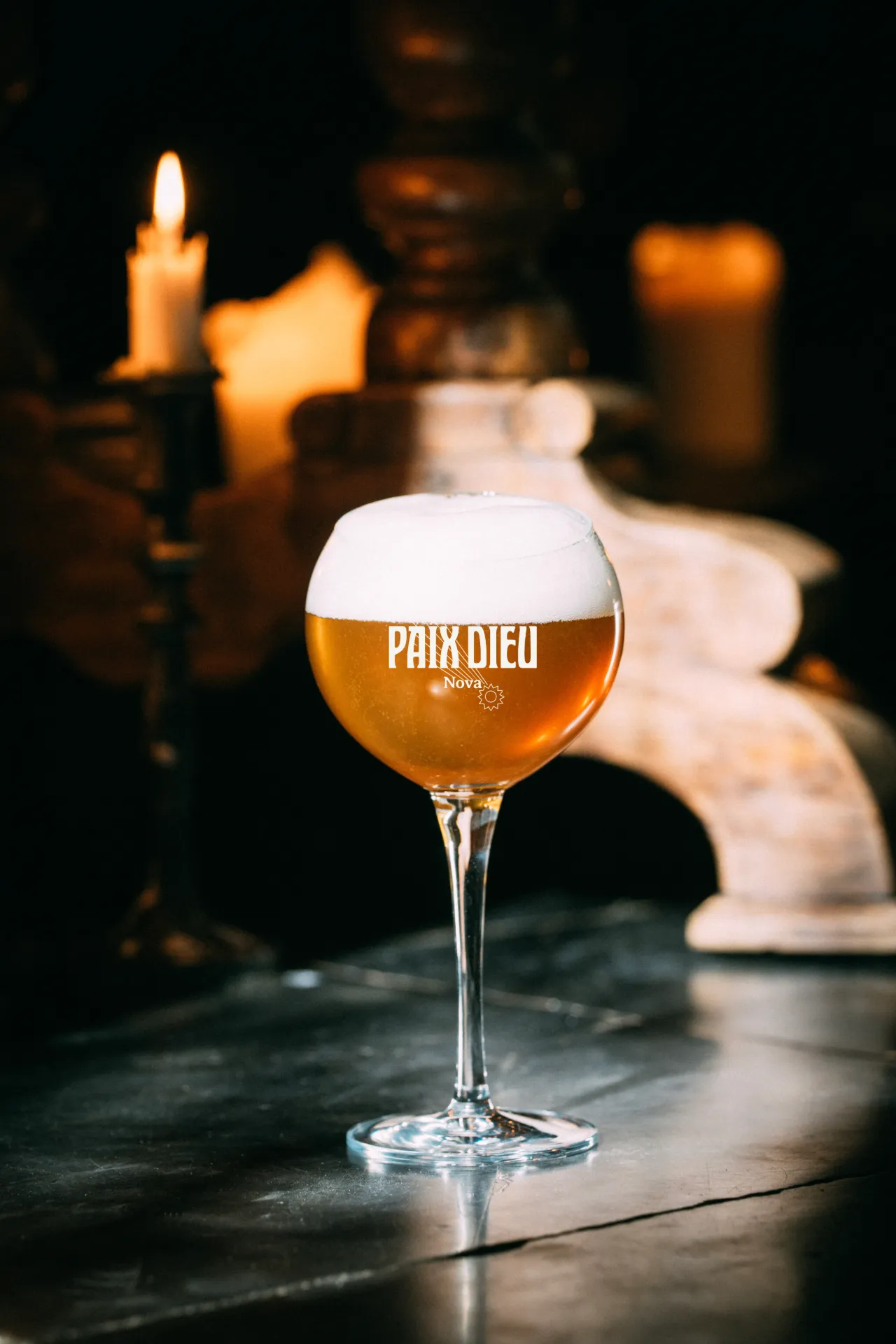 Verre Petite Lune Paix Dieu Nova