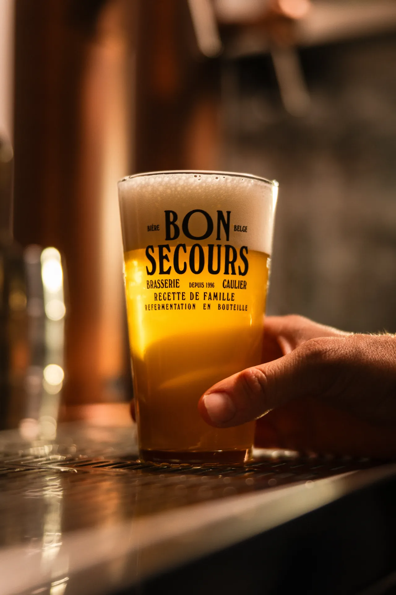 Verre Bon Secours 50cl Plat Cul