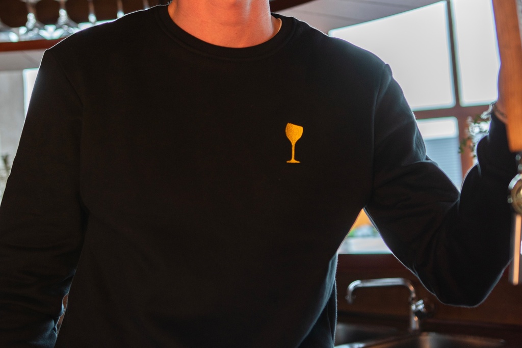 Pull Paix Dieu noir (S)