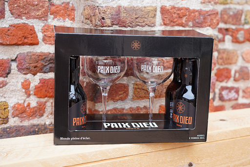 Coffret Paix Dieu NOVA 4x33cl + 2 verres